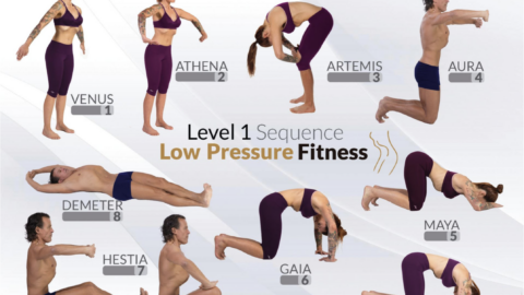 Low pressure fitness level 1 postures