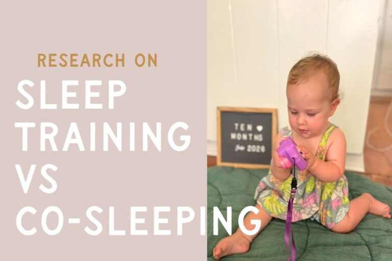 sleep training vs co sleeping